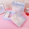 Caixa de Presente Estampada a Quente Popular Caixa Vazia Caixa Simples para Lembrancinha Caixa de Presente Aniversário Coração de Menina Caixa para Embalagem de Lembrança de Casamento