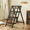 Taburete Escalera Plegable, Engrosado y Reforzado, Escalera de Ascenso Doméstica, Escalera de Peldaños, Taburete Pequeño Ligero, Escalera de Doble Uso