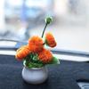 [Terminado] Adornos de coche de escritorio en maceta pequeños y lindos Regalo para el Día del Maestro ramo mini hecho a mano con palito retorcido
