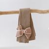 Medias para Bebés y Niños Pequeños Sin Pies Patrón Príncipe de Gales Estilo Coreano Pantalón Vertical Primavera y Otoño Doble Aguja Medias Color Caramelo