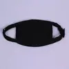 Mascarilla de tela de algodón a prueba de polvo a prueba de neblina mascarilla de tres capas mascarilla de algodón transpirable lavable transpirable mascarilla de algodón negro