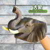 Venda Direta da Fábrica Luvas de Fantoche de Mão Dinossauro Borracha Macia Triceratops Tiranossauro Rex Modelo de Animal de Simulação Infantil Brinquedo de Menino