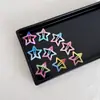 Y2k ~ lindo clip BB para niños color estrella de cinco puntas pinza para el pelo pinza para mechones rotos pinza para flequillo de bebé pinza lateral joyería