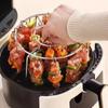 Parrilla para freidora de aire, apta para uso alimentario, de acero inoxidable 304, para horno colgante, parrilla para barbacoa, soporte especial para letreros para colgar cuerdas.