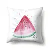 Funda de almohada de poliéster con expresión creativa de frutas tropicales europeas y americanas