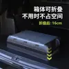Caixa de Armazenamento para Porta-Malas de Carro com Abertura Lateral Atualizada com Divisórias, Caixa de Armazenamento para Camping ao Ar Livre, Caixa de Armazenamento Dobrável