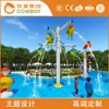 Parque Aquático Pais-Criança Equipamento de jogo aquático infantil Esboço Piscina pequena Instalações de pulverização de água de toboágua Equipamento de jogo de água para crianças