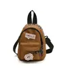 Nova Bolsa Transversal Mini Estilo Coreano 2025 para Meninos e Meninas, Estilo Ocidental Letra Emblema de Bebê Porta-Moedas Bolsa Infantil Transfronteiriça