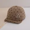 Gorra para Niños Estilo Coreano Primavera y Otoño Gorra de Oso para Niños y Niñas Oso Lindo Casual Versátil