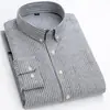 Camisa Oxford Delgada de Algodón para Primavera y Otoño, Cardigan Cuadros Casual Juvenil, Camisa de Patchwork Cuadrada de Color Sólido