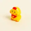 Resina Figura de Pato Amarelo Fofo Acessório DIY Micro Paisagem Decoração de Mesa de Carro Série Curativa