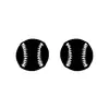 Pendientes Pendientes de patines mini pequeños europeos y americanos Pendientes de fútbol deportivos personalidad temperamento Pendientes de baloncesto de acero inoxidable