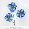 Flores de tulipa artificiais com pétalas que viram, flores artificiais acabadas para decorações de casamento, arranjos de chão, arranjos de flores para sala de estar e itens decorativos