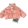 Linda chaqueta de algodón estilo coreano para niños, colección de otoño e invierno, prenda exterior de moda para niñas pequeñas, ropa de invierno elegante, abrigo de algodón grueso y cálido