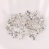 Tubo Redondo Pequeño de Posicionamiento de 2 mm Tubo de Posicionamiento Pulsera de Cuentas Hecha a Mano DIY Hebilla de Acabado Accesorios Material Tubo Recto Pequeño