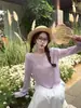 Cubierta Amarilla Dopamina Protectora del Sol para Mujer, Nuevo Estilo Verano 2026, Camiseta de Manga Larga de Seda Hielo con Camisola Ropa de Abrigo Superior