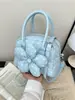 2026 Nuevo Estilo Coreano Lindo Bolso de Hombro de Lunares Blancos y Negros de Gran Capacidad Bolso de Mano Versátil Casual para Viajes para Mujeres