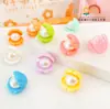 Resina Caricatura Color Sólido Varios Adornos Pequeños Accesorios para Joyería Personalizados Llaveros Caseros Joyería Creativa Accesorios Pequeños