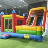 Castillo Inflable Grande Castillo Travieso para Niños Tobogán Exterior Combinación Trampolín Centro Comercial Atrio Paraíso Equipo de Puesto