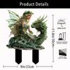 Coleção de inserção de solo de pilha de jardim de acrílico transfronteiriça Amazon Hot Selling Outdoor Courtyard Ornaments Scene Decorative Props