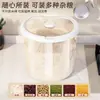 Balde de Arroz Doméstico à Prova de Insetos à Prova de Umidade Pote para Armazenamento de Grãos Super Grande de Grau Alimentício Balde Organizador de Armazenamento de Arroz Farinha de Arroz Grãos