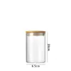En stock Frasco Sellado Transparente de Vidrio de Borosilicato Alto Frasco de Almacenamiento de Grado Alimenticio Tanque de Almacenamiento para Té Café Granos Botella Vacía