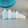 Frasco de Vacuna 3-500ml Material PE Resistente a Altas Temperaturas Jeringa Veterinaria Estéril Plástico Frasco de Vacuna Tapón de Goma Tapa de Aluminio Frasco