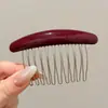 Pente invertido requintado e fofo para penteados estilo princesa, presilhas laterais para cabelo para mulheres, acessórios de cabelo com laço estilo coreano e presilhas de cabelo da moda para estilizar e arrumar fios soltos