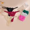 Gongs Calientes para Mujer Cintura Baja Sexy Encaje Transparente Tentación Ropa Interior para Niñas Tirante Ajustable Pantalones T para Niñas