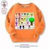 Moletom Infantil Temático de Música Sprunki, Novo Modelo Primavera e Outono, Blusa de Lã de Algodão para Outono e Inverno para Meninos e Meninas, Roupa Infantil