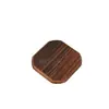 Tampa de Madeira de Bambu para Caneca com Alça, Tampa de Madeira para Xícara de Chá, Pote de Vidro para Armazenamento com Tampa de Madeira, Tampa de Caneca Doméstica Redonda Portátil com Alça