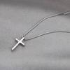 Colar Cruzado com Macarrão Plain Noodles Minsheng Feminino Design de Nicho Sense Pendant Estilo Frio Ins Corrente Simples para Clavícula Personalizado Tendência