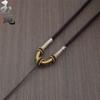 Corda para pingente de jade tecida à mão corda para pingente de cera de abelha corda para colar de pingente de jade cordão ajustável para homens e mulheres
