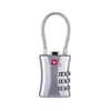 Cadeado de Senha Tsa Cadeado Trancável Totalmente Metálico Armário de Mochila Cadeado de Cabo de Aço Flexível Cadeado para Bagagem de Viagem Cadeado de Alfândega com Senha Tsa