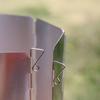 Paravientos para Estufa de Camping al Aire Libre, Aleación de Aluminio Ultraligera Plegable con Cierre, 8 Piezas, 10 Piezas, 12 Piezas con Bolsa de Transporte