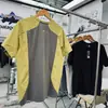 Refrigerante, Transpirable, Absorbe el sudor, 7A Anti-Jun, Protección solar UPF50+, Panel de malla, Unisex, Corte holgado, Camiseta de secado rápido para exteriores