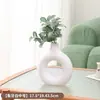 Jarrón Anti-Cerámica Contenedor de Flores Secas Estilo Versátil Jarrón Multicolor Opcional Sala de Estar Mesa de Comedor Adornos Decorativos de Flores Secas