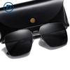 Defeng 11005 gafas de sol polarizadas gafas de sol para hombre 2020 nuevo doble elegante chapado calidad acero inoxidable doble puente