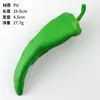 Decoração de Pimenta Verdura Falsa Pimenta Vermelha Picante Pimenta Verde Modelo Adereços de Fotografia Frutas Penduradas para Restaurante Brinquedos