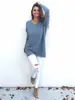 Ebay Aliexpress Más Vendido Moda Europea y Americana Otoño Cuello en V Manga Larga Suéter Delgado para Mujer Versátil Ajustado Casual Versátil