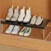 Armário de sapatos com prateleiras e divisórias, armário organizador, prateleira retrátil dentro do armário, organizador de divisória para armário de sapatos