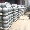 Muelle de piedra de granito, estacionamiento, bloque de mármol, bola, acera, bloque de sésamo blanco, bola de piedra de bloqueo, bola en stock