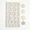Herramientas para Hornear Pasteles DIY Molde de Silicona de Pétalo y Hoja de Girasol para Fondant Chocolate Arcilla