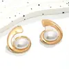 Estilo Transfronteiriço Europeu e Americano, Traje de Moda Oval Exagerado em Forma de Caracol para Mulheres, Retrô, Requintado, Moderno, Design Único
