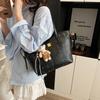 Bolso de Hombro de Lona con Estampado de Oso de Alta Gama, Gran Capacidad, Portátil, para Debajo del Brazo, Moda, Compras, Viaje, Casual, Bolso para Mujer