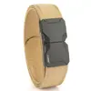 Cinturón Tejido con Hebilla para Hombre Estilo Tiktok, Transpirable, Elástico, Cinturón Táctico Ajustable, Cinturón de Cuero Casual