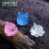 Novo Produto Transfronteiriço Micro Paisagem Criativa Luminosa Monstrinho Fofo Acessórios de Decoração DIY Mini Enfeites de Halloween