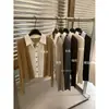 A LIMON Camisa Elegante Falsa de Duas Peças com Cardigan de Tricô Trançado para Mulheres no Outono, Estilo Old Money, Chá Verde Limão