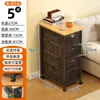 Estante de almacenamiento retráctil móvil para sala de estar, snacks y artículos varios, estante tipo carrito de múltiples capas de lujo ligero
