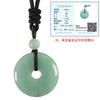 Colgante de Jade de Cristal Natural al por Mayor Moda Estilo Étnico Hebilla Segura Colgante para Hombre y Mujer Joyería Collar de Cristal